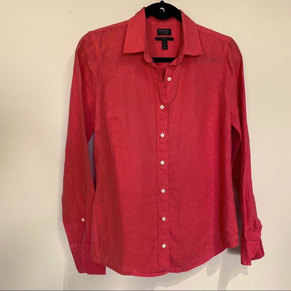 Baird McNutt J. Crew Linen Blouse